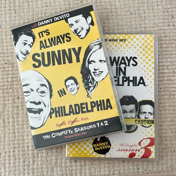 It's Always Sunny in Philadelphia Season 1, 2, and 3 DVDs - Picture 1 of 9